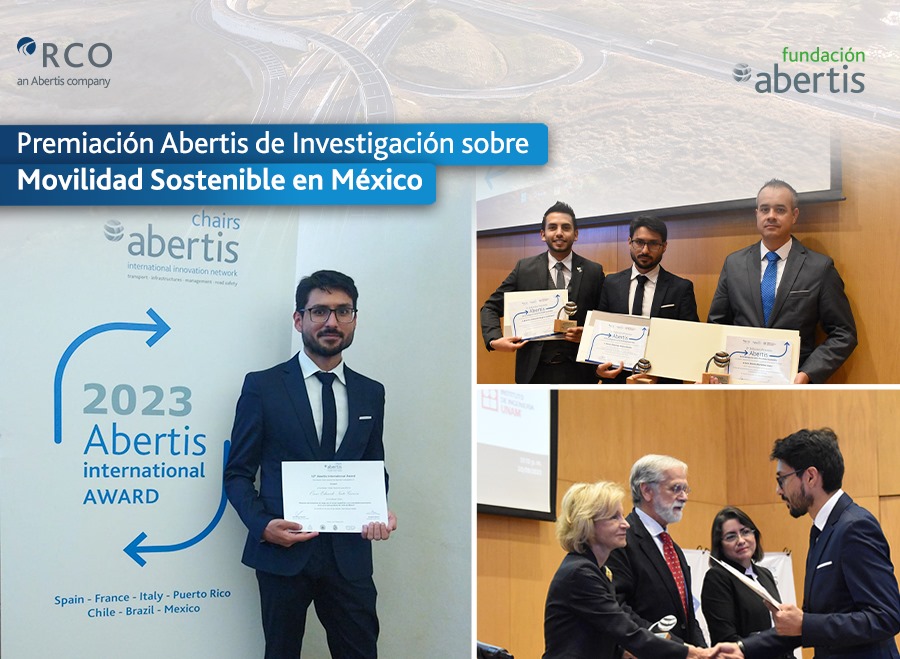 Se celebra la Segunda Edición de la Premiación Abertis de Investigación sobre Movilidad Sostenible en México.